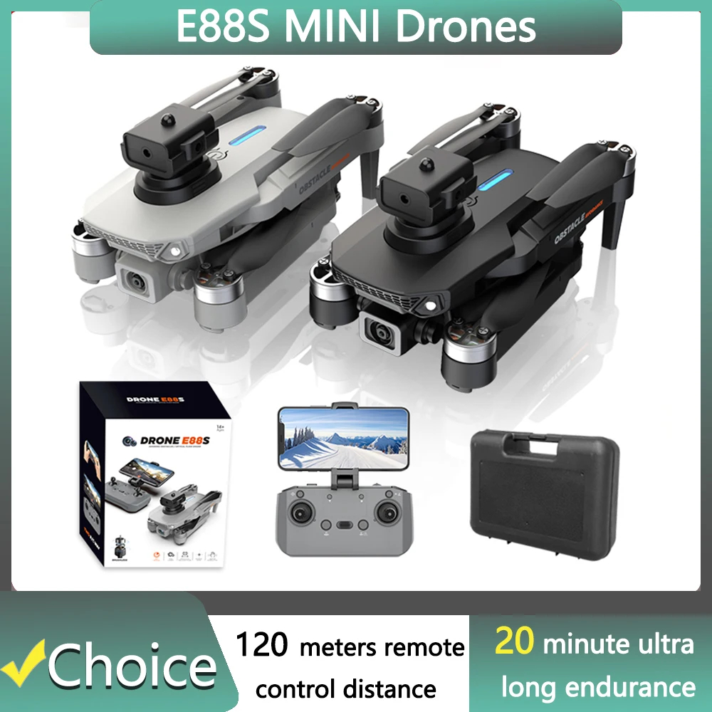 NM58909 Pro 8K Drone with Camera Obstacle Avoidance Optical Flow Remote Control Drone Dual Camera Mini Drone Brushless Motor Drone