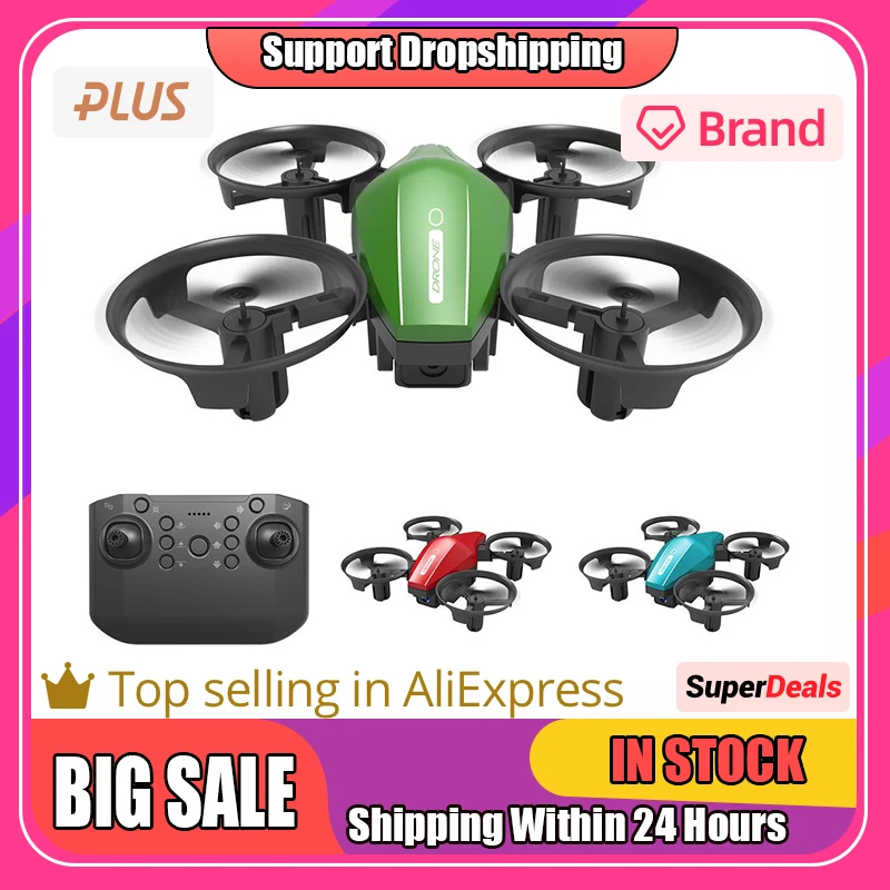 NM59008 2.4G Remote Control Drone 4-Channel 6-Axis Quadcopter Remote Control Aircraft Toy for Boys Gifts