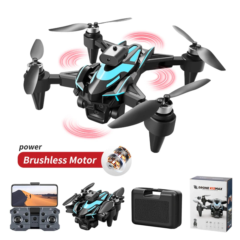 NM59039 Drone Brushless Motor GPS Return 4K HD Dual Camera 360 deg Laser Obstacle Avoidance Parking Apron RC Quadcopter Drone Toys