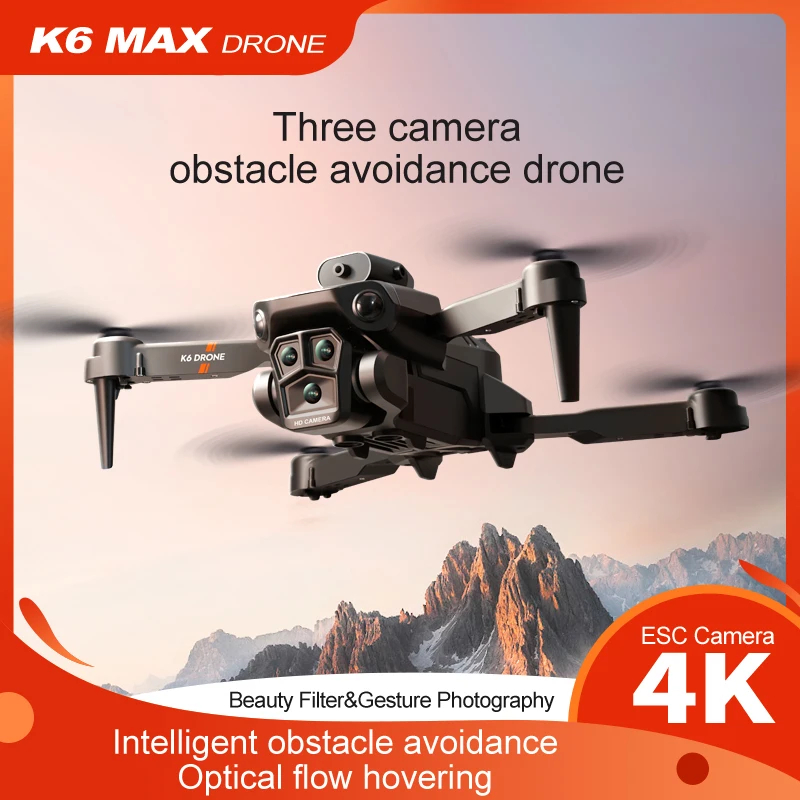 NM59054 Drone 4K Camera Professional Quad Copter 4 Way Obstacle Avoidance Optical Flow Positioning Airplane Helicopter Toys FPV Drone