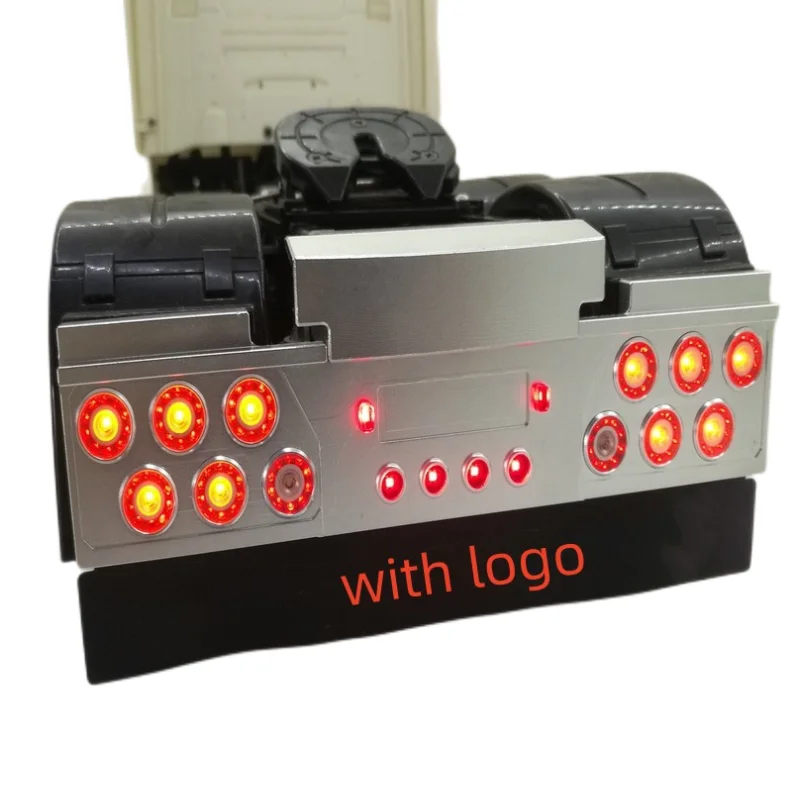NM61999 LED Tail Light Rear Bumper Lamp for Tamiya 1 by 14 Truck RC Cars Actros Scania 770s Man Volvo for Benz Upgrade Parts - Red