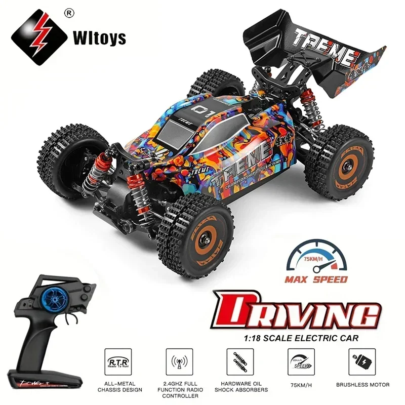 NM62015 184016 75km-H 2.4G RC Car Brushless 4WD Electric High Speed Off-Road Remote Control Drift Toys for Children Racing