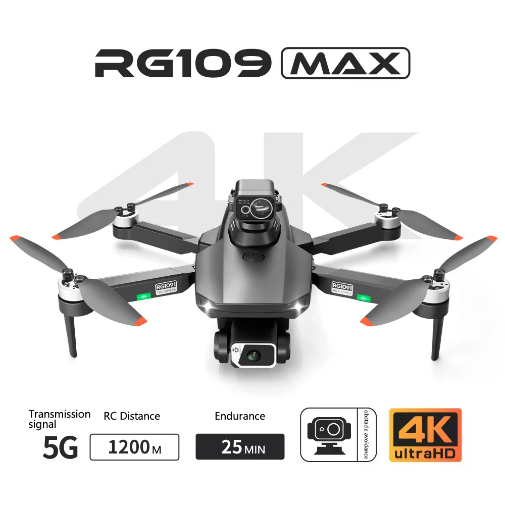 NM61813 MAX Drone Professional 4K HD Camera GPS Wi-Fi FPV Obstacle Avoidance Brushless Mini Quadcopter RC Airplane 1200 m 25 Min