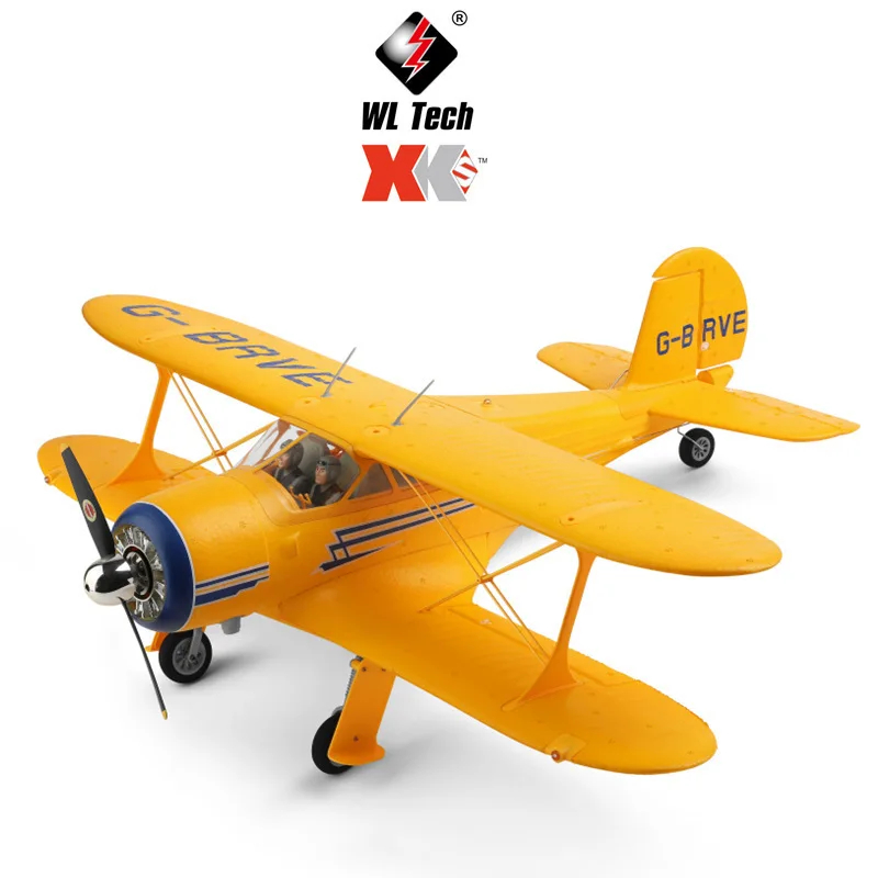 NM61933 Plane XK A300 D17S Remote Control Airplane with 3D Mode 2.4GHz 4 Channel Brushless RC Aircraft Gift for Kids