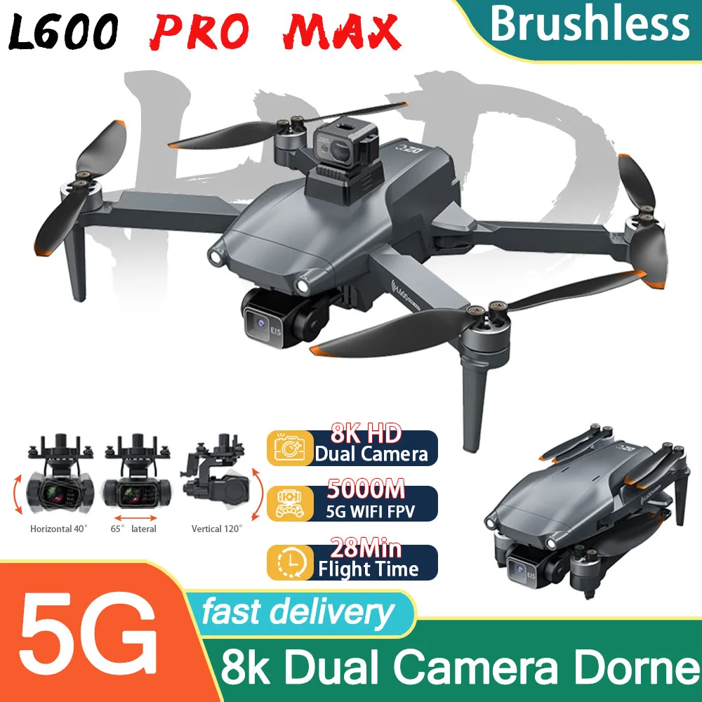 NM61935 PRO MAX Professional Drone with Camera 3-Axis Gimbal RC Airplane Intelligent Obstacle Avoidance EIS Anti-Shake Helicopter