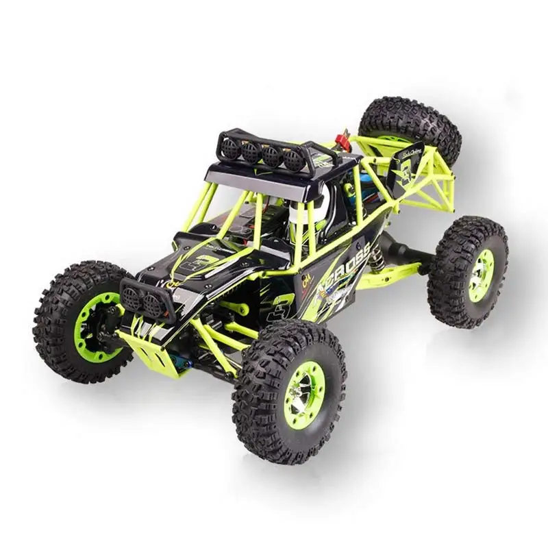 NM61967 1 by 12 4WD RC Racing Car High Speed Off-Road Remote Control Alloy Climbing Truck LED Light Buggy Toys