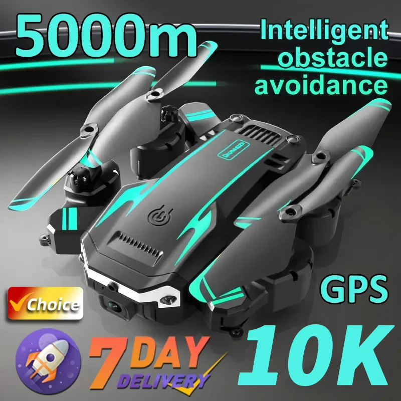 NM58219 New G6 Professional Foldable Quadcopter Aerial Drone S6 HD Camera GPS RC Helicopter FPV Wi-Fi Obstacle Avoidance Toy Gifts