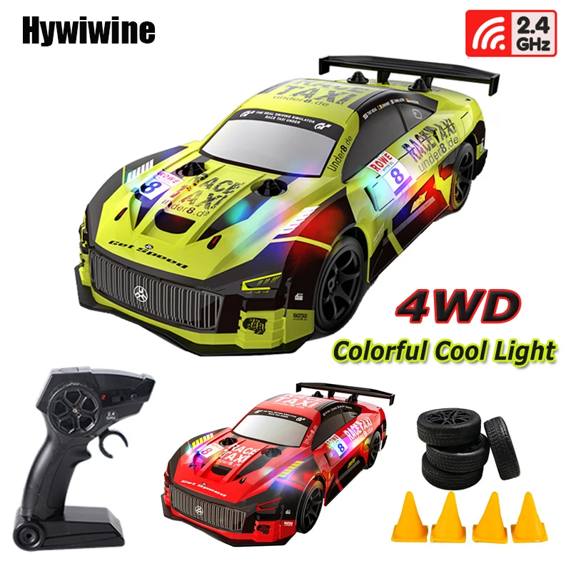 NM58231 Drift 4WD 2.4G RC Drift Remote Control GTR Vehicle Flash Car RC Car Toys for Children Kid Christmas Gifts