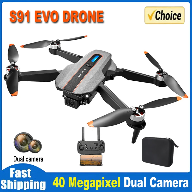 NM58313 EVO Drone 4K HD Dual Camera Obstacle Avoidance Aircraft 5G Wi-Fi FPV Folding Brushless Wide Angle Aerial Photo RC Quadcopter -  UNO1RC
