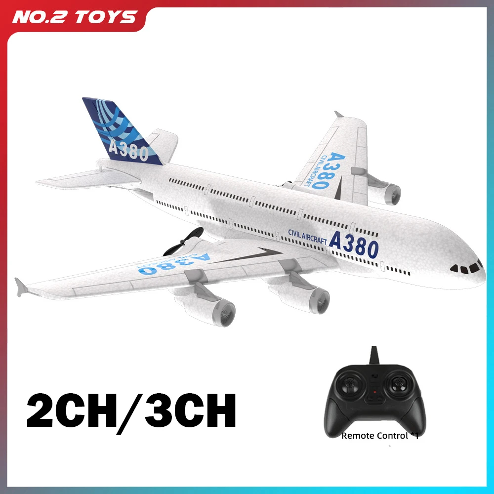 NM60030 Airplane Airbus RC Airplane Foam Toys 2.4G Glide Fixed Wing RTF Plane Outdoor Drone Toy