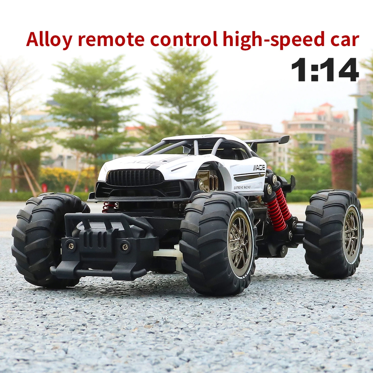 NM60232 Remote Control Alloy High-Speed Car Big Foot Four-wheel Drive Off-Road Vehicle Mountain Climbing Car Childrens Toy Gifts