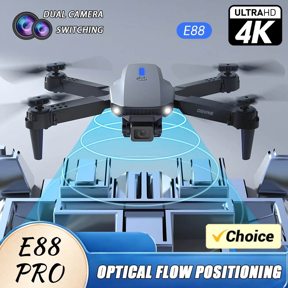 NM58375 Pro RC Drone Optical Flow Drone with 4K Camera HD Camera Foldable Brushless Drone Helicopter Wi-Fi Aerial Photography Toy