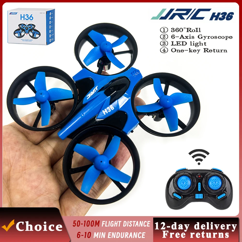 NM58404 H36 Mini Drone 6-Axis Headless Mode Helicopter 360 deg Flip One-Button Return RC Quadcopter Toy Mini Drone Toy