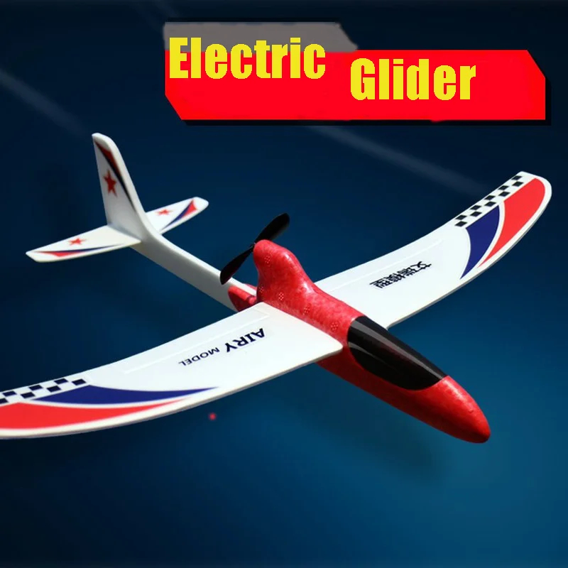 NM58479 Hand-thrown Airplane Model Fixed-wing Glider Model Foam Airplane EPP Charging Capacitor Toy Toys for Kids RC Plane Kit