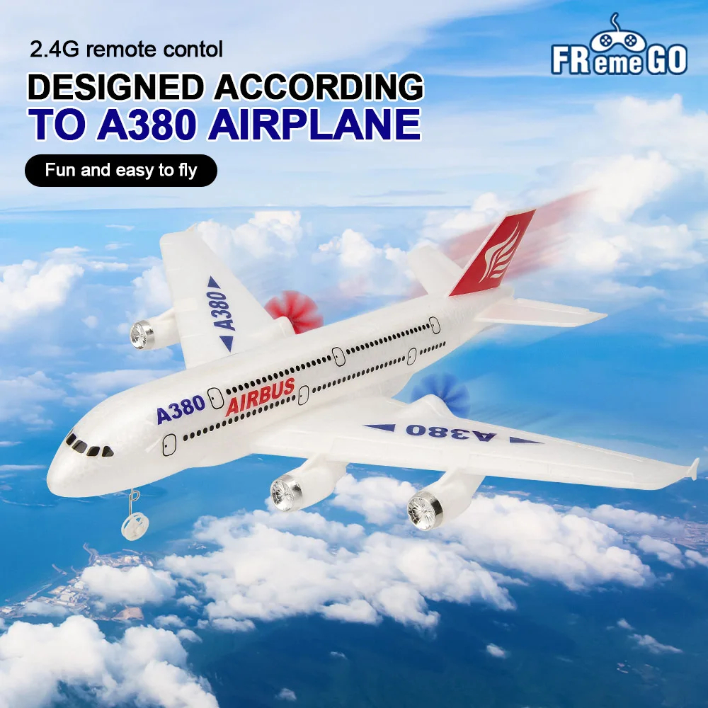 NM58504 A380 RC Airplane Boeing 747 RC Plane Remote Control Aircraft 2.4G Fixed Wing Plane Model RC Plane Toys for Children Boys