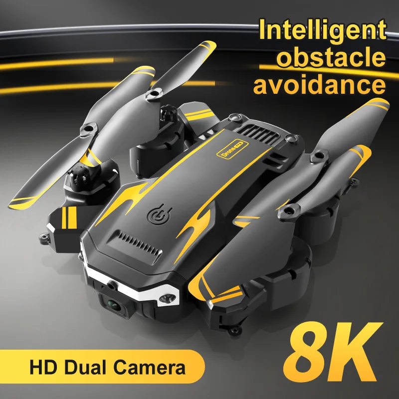 NM58653 G6-S6 Drone 5G Wi-Fi FPV Brushless Motor GPS Return 360 deg Laser Obstacle Avoidance 8K HD Dual Camera RC Quadcopter Drone Toy