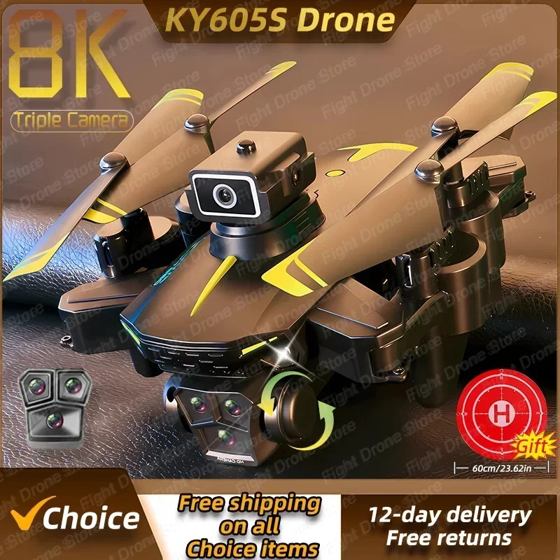 NM59306   RC Drone GPS 8K HD Dual Camera Professional Obstacle Avoidance Optical Flow Positioning Aerial Photography RC Drone Toy
