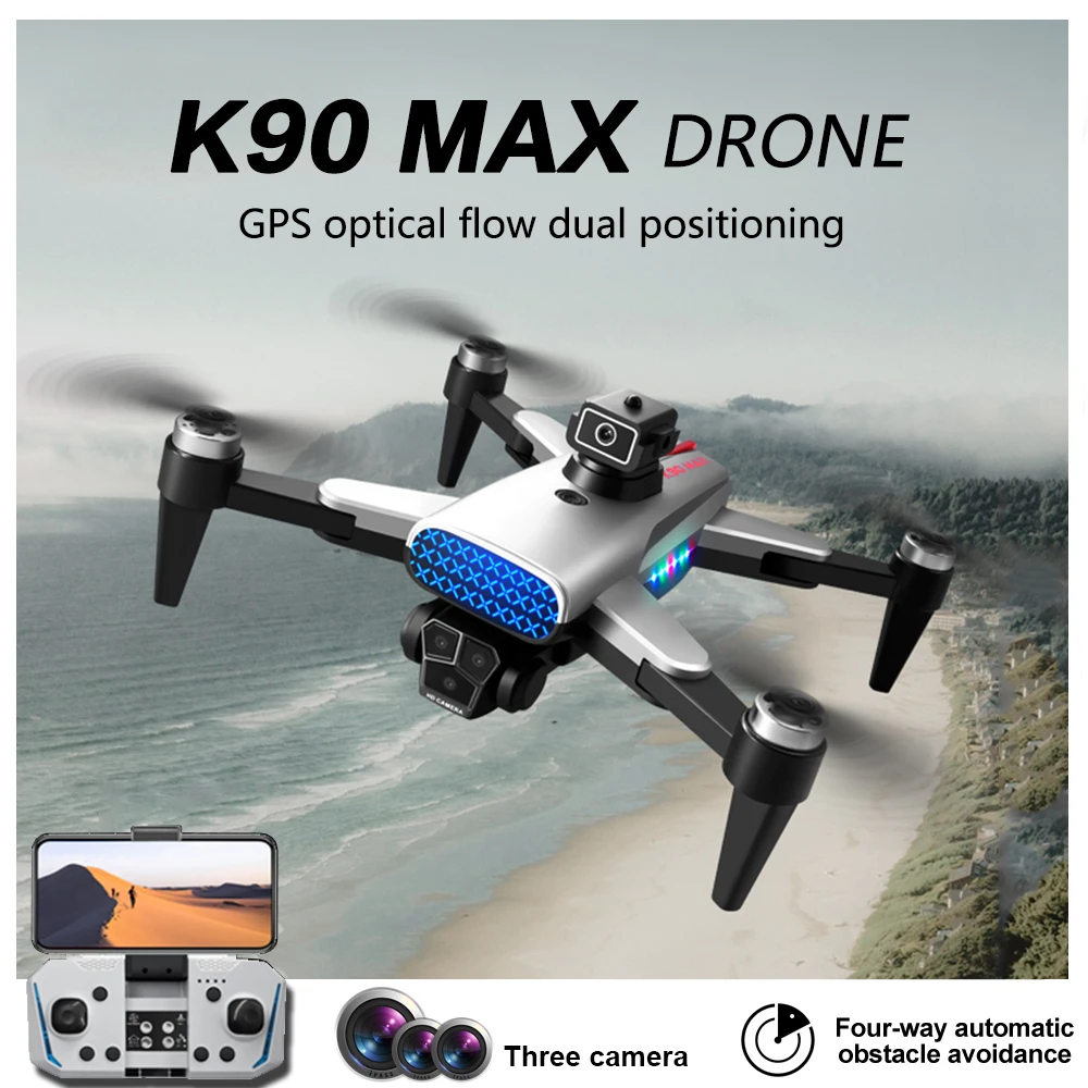 NM59429 Drone 5G Wi-Fi FPV 360 deg Laser Obstacle Avoidance Brushless Motor GPS Return 4K HD Dual Camera RC Quadcopter Drone Toy