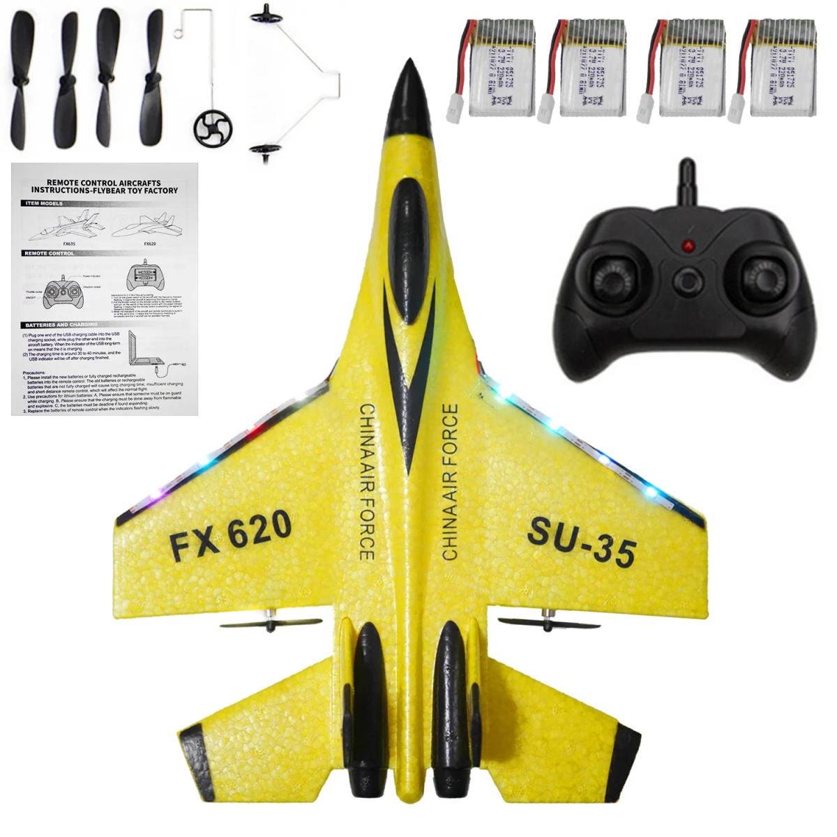 NM59502 2.4G Plane SU-35 RC Remote Control Airplane Fighter Hobby Plane Glider Airplane EPP Foam Toy