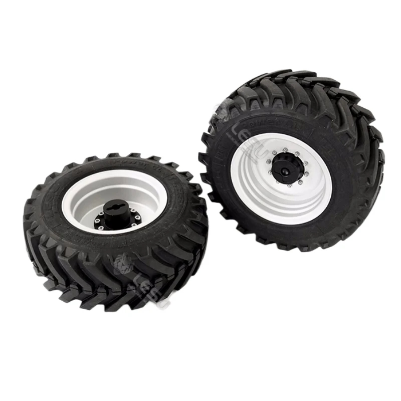 NM61044 Tyre Wheel Hub Rims for 1 by 14 Lesu Model Aoue-BL71 Two-Head Busy Loader RC Hydraulic Model Diy Upgrade Parts