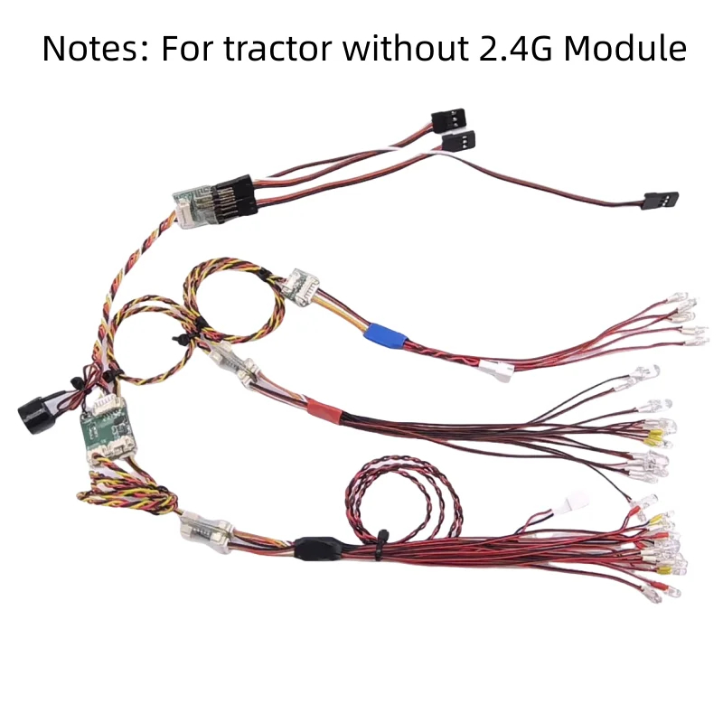 NM59729 Light Group Wireless Control LED Lamp for Tamiya 1 by 14 RC Truck Scania 770s Actros Volvo F16 Tractor Trailer Lesu Parts