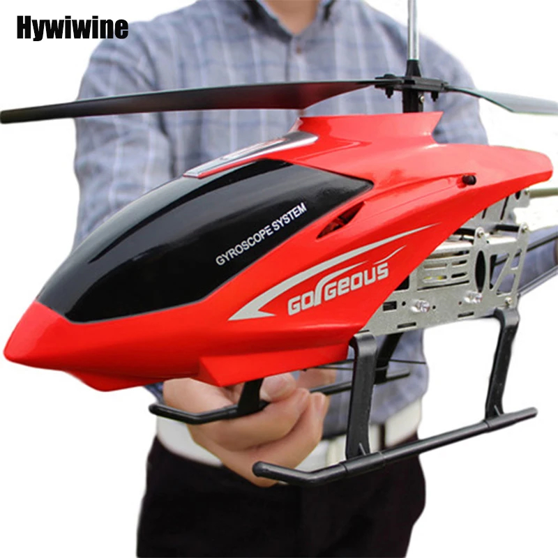 NM59732 Helicopter with Remote Control Extra Durable Big Plane Toy for Kids Drone Model Outdoor 3.5CH 80cm Aircraft Large Helicopter