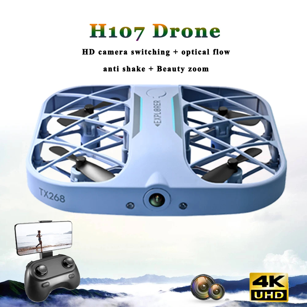NM59344 Dron Professional 4K HD Camera Wi-Fi FPV Remote Control Helicopter Drone with Camera Pocket Aerial Photography Quadcopter