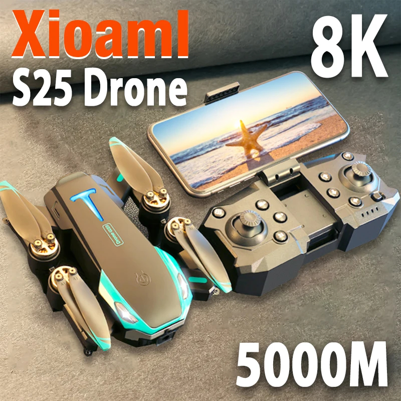 NM60310 S25 Drone Professional HD Dual Cameras Optical Flow Positioning Long Battery Life Wi-Fi FPV GPS Drone RC Quadcopter Toy