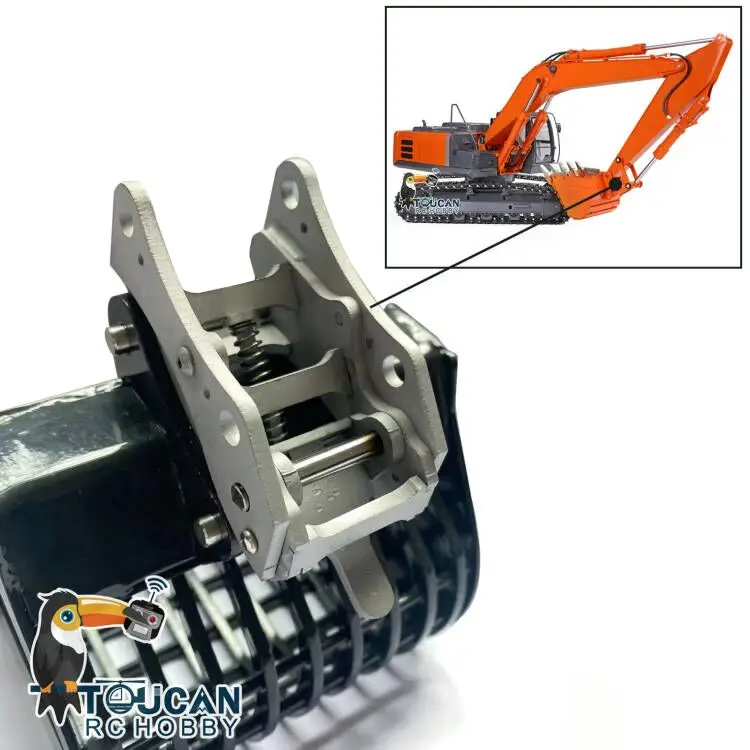 NM60430 Metal Quick Released Coupler Spare Parts for 1 by 12 DIM-H3 Metal Hydraulic RC Excavator Remote Control Digger Trucks Cars