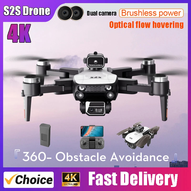 NM60509 GPS 9KM Drone Professional Wide-Angle Lens Dual Camera Wi-Fi FPV Obstacle Avoidance Brushless Four-Axis Folding RC Quadcopter