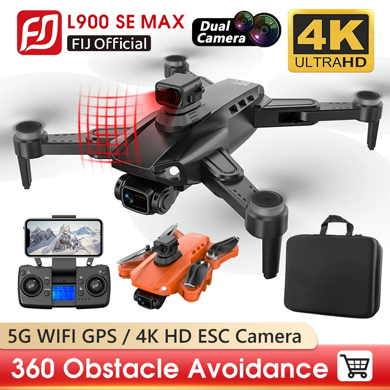 NM61179 PRO SE MAX Drone 4K Professional GPS 5G Wi-Fi Dual Camera Brushless Dron 360 Obstacle Avoidance Foldable RC Mini Quadcopter