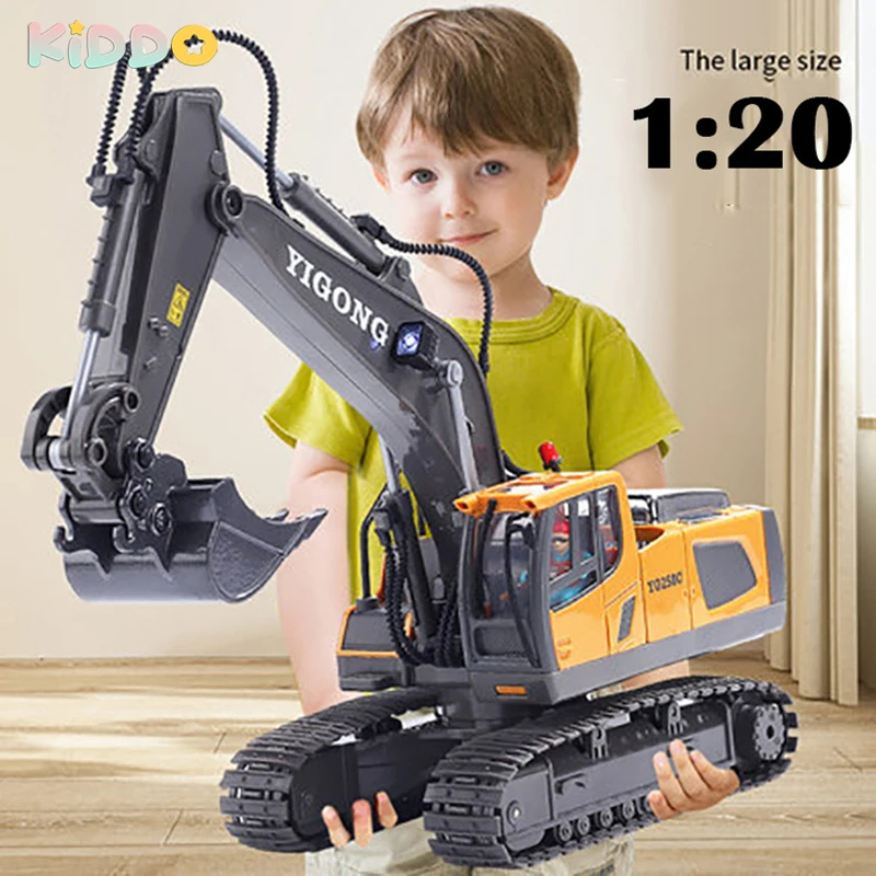 NM60268 Excavator 1-20 Remote Control Truck 2.4G RC Crawler Engineering Vehicle Truck Radio Control Children Day Back to School