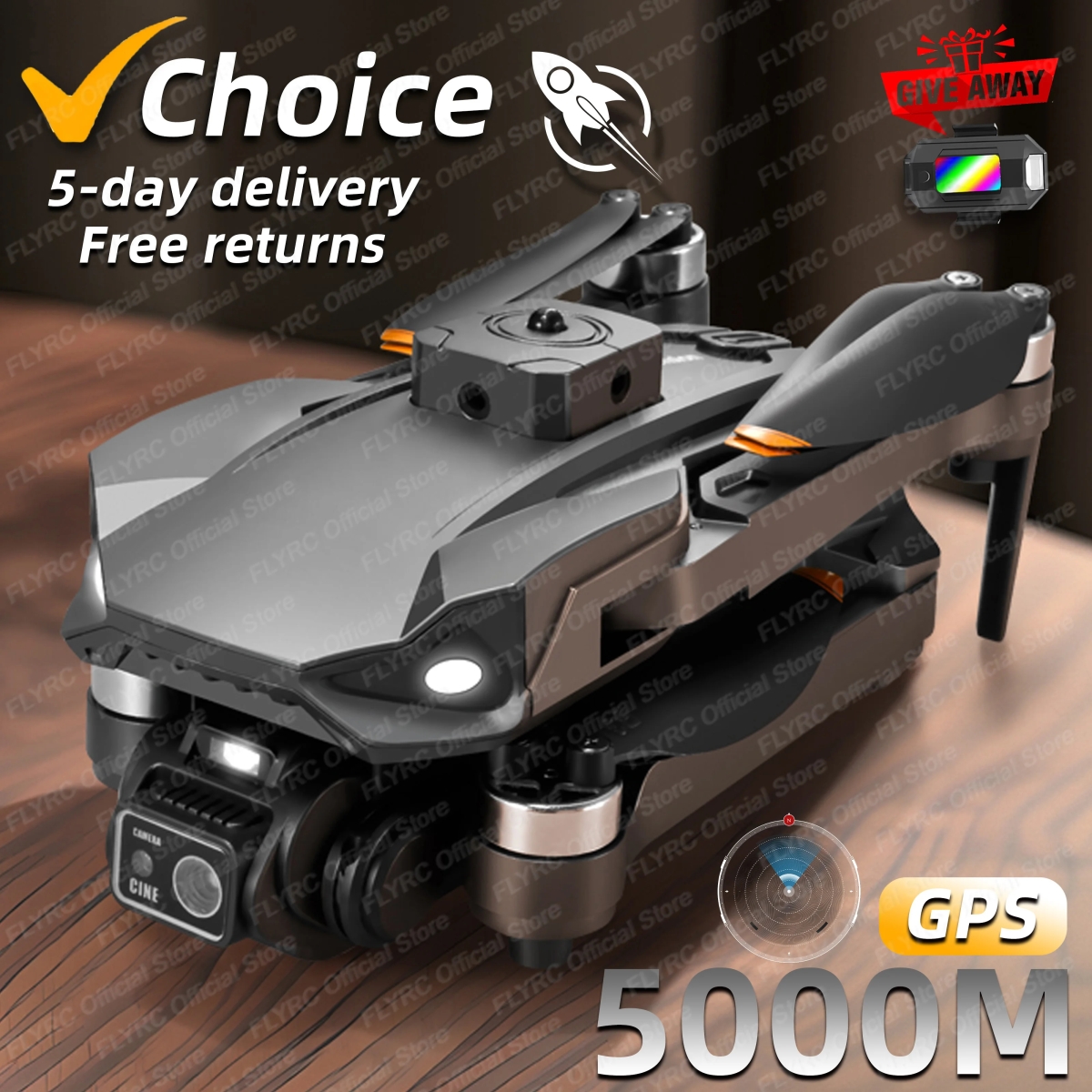 NM60397 RG608 Drone 8K Professional HD Camera Wide Angle Optical Flow 360 degObstacle Avoidance 5G Wi-Fi Brushless Motor RC Quadcopter