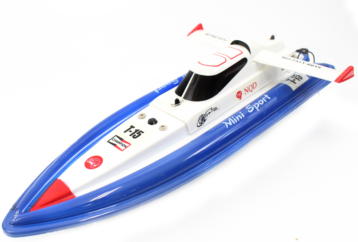 Picture of AZ Trading NC33199-AZ 17 in. iBot 1-25 Scale Electric Mini Tracer Racing Remote Control Boat Toys, Blue