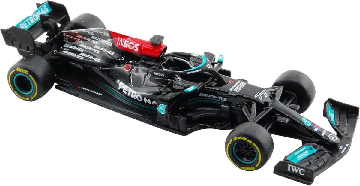 XS67853 F1 W12 E Performance No. 77 Valtteri Bottas 2021 1-43 Scale Diecast Model Car - 38038