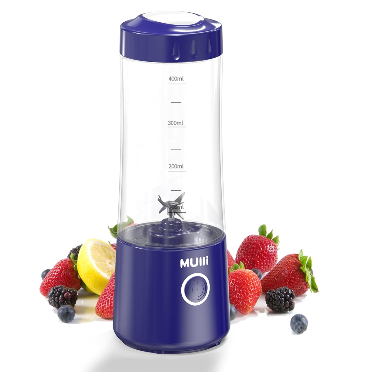 Picture of A-Sonic XS68294 Portable Blender - USB Rechargeable Personal Mixer for Smoothie & Shakes - Mini Blender with Six Blades for Baby Food&#44; Travel&#44; Gym