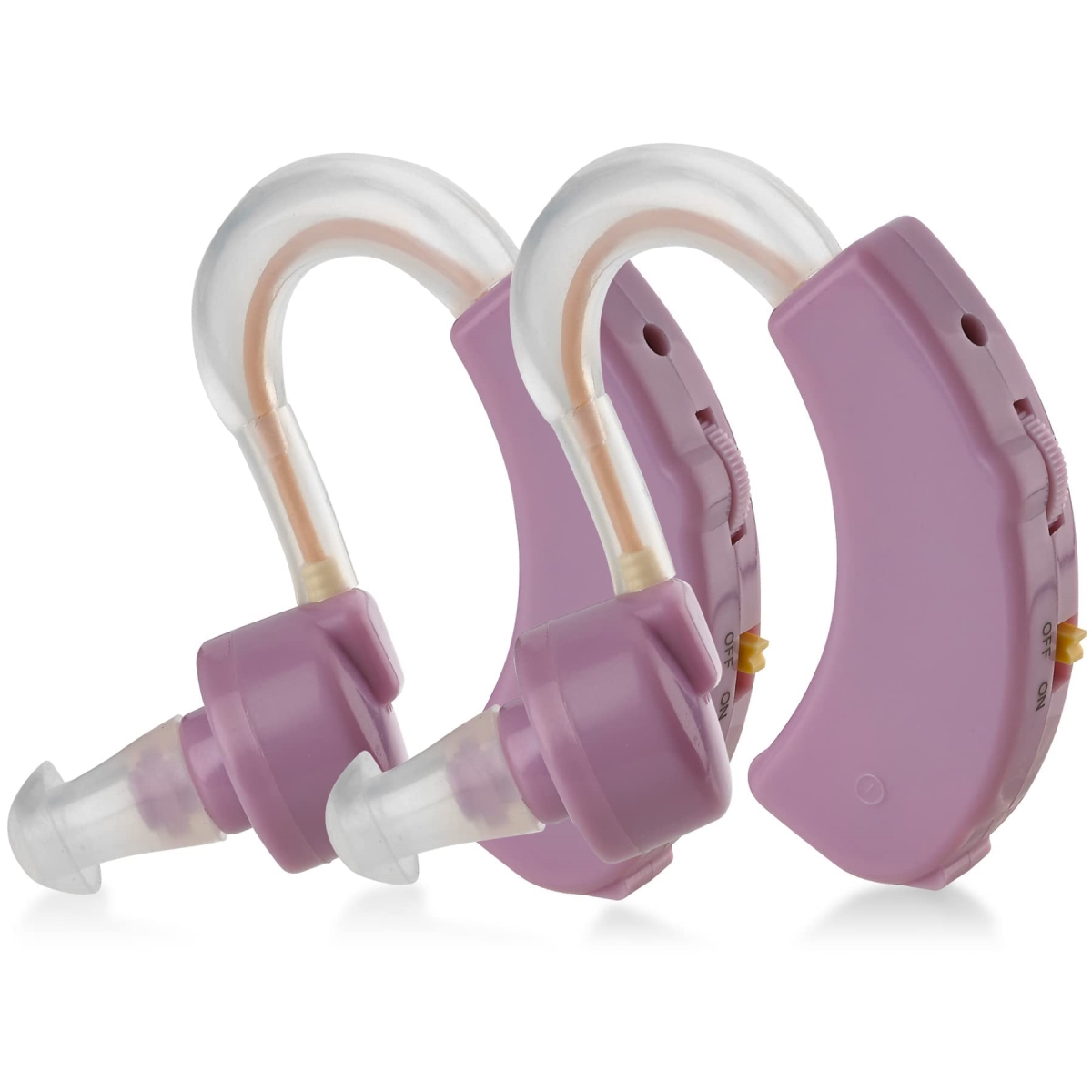 Picture of A-Sonic XS68374 Listening Small BTE Amplifiers Personal Audio Headphones - Device Daily Living Sports & Outdoors - Set of 2