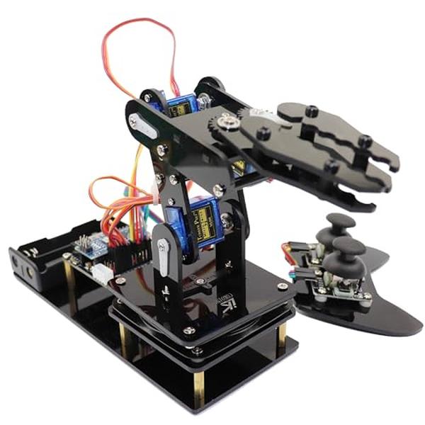 Picture of A-Sonic XS70833 Arm for Arduino&#44; Smart Robot Building Kit That Can Memorize & Repeat Movements for Beginners - Teens - Adults to Learn Electronic&#44; Programming - Math & Science
