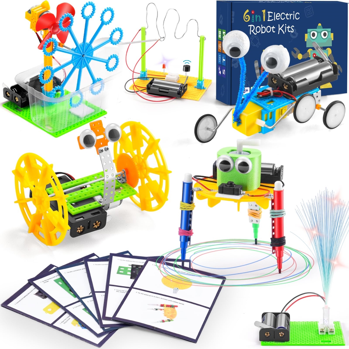 Picture of A-Sonic XS68327 A Robot Kit for Kids 8-12 - STEM Robotics Building Kit Electronic Robotic Projects Science Experiments - STEAM Toys for Boys Girls Engineering Activities DIY Coding Robots