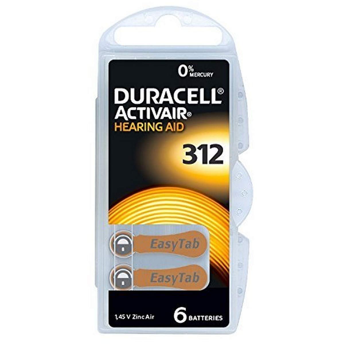 XS69200 Hearing Aid Batteries, Size 312 - 60 Count