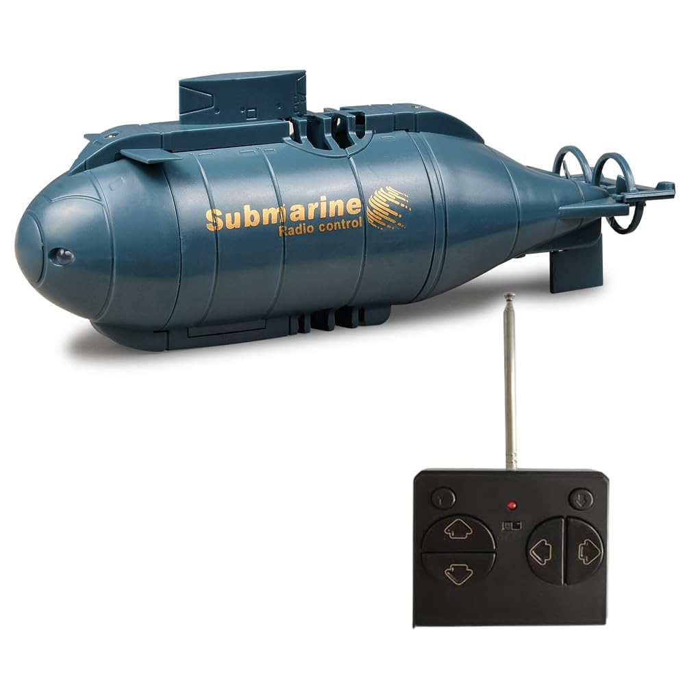 XS69401 6 Channels Mini RC Submarine Toy - Blue