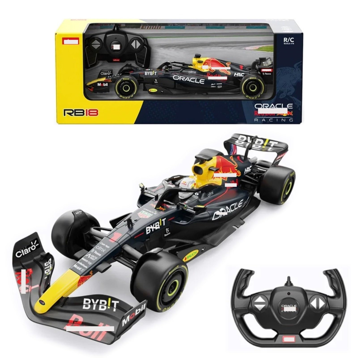 XS70696 F1 RB18-1 Formula Champion Remote Control Racing Car for Red Bulls 1-18 Scale RB18-1 Alloy Vehicle Adult Collectible Model