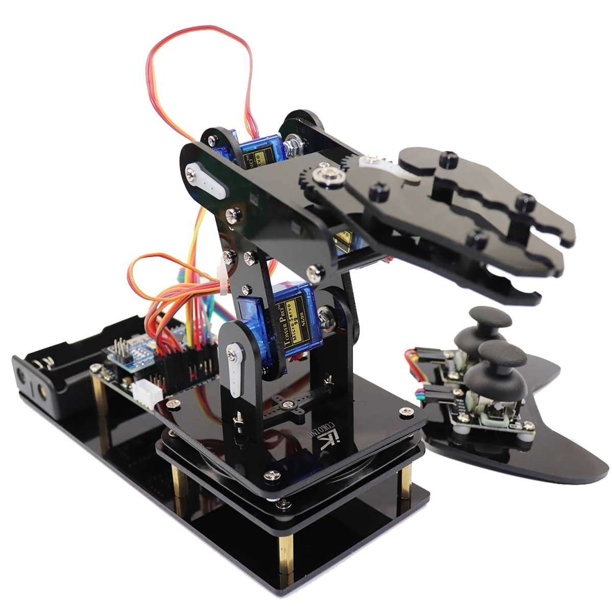 Picture of A-Sonic XS70781 Arm for Arduino - Smart Robot Building Kit That Can Memorize & Repeat Movements for Beginners - Teens&#44; Adults to Learn Electronic - Programming - Math & Science