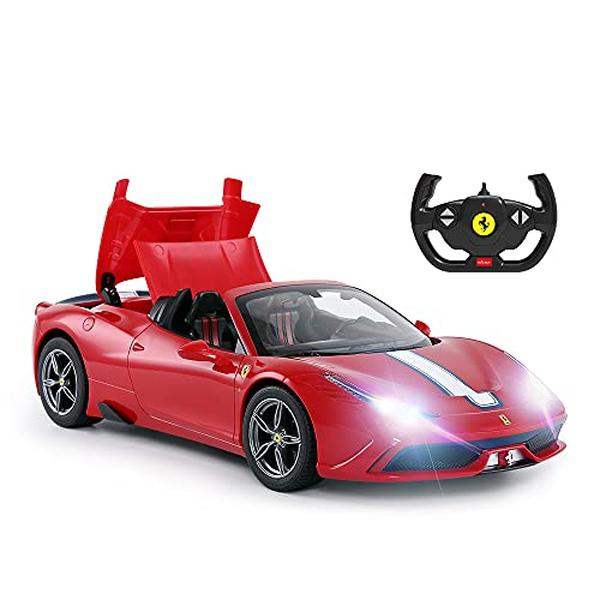 XS70966 1-14 Scale Ferrari 458 Special A Model Radio Remote Control Car Toy for Kids - Auto Open & Close, Red