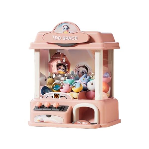 XS71496 Machine for Kids with Featuring Light & Sound Effects - Includes 1 Star Alliance Bear - 15 Dolls - 20 Gacha Capsules - 24 Coins
