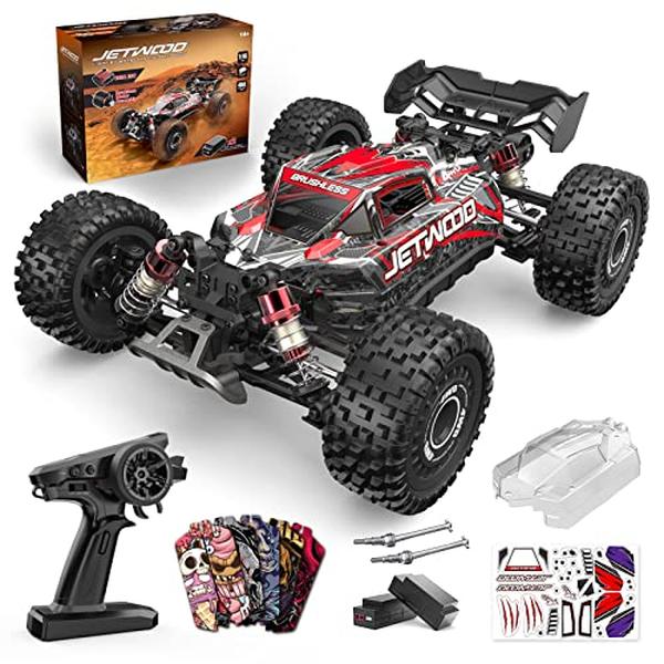 Picture of A-Sonic XS72478 Hyper Go 1-16 Scale Fast Brushless RC Cars for Adults - Max 42 mph High Speed Remote Control Car for Boys - Electric RTR Race RC Truck - Hobby Grade RC Buggy - Offroad All Terrian