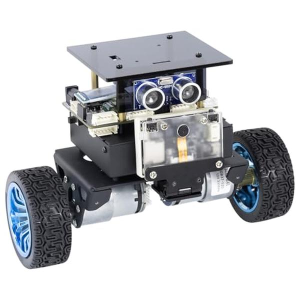STM32 Self-Balancing Car - 2WD Robot Chassis Kit with AI Vision Module - Color Recognition AI Technology - Suitable for STEAM Electronic Projects