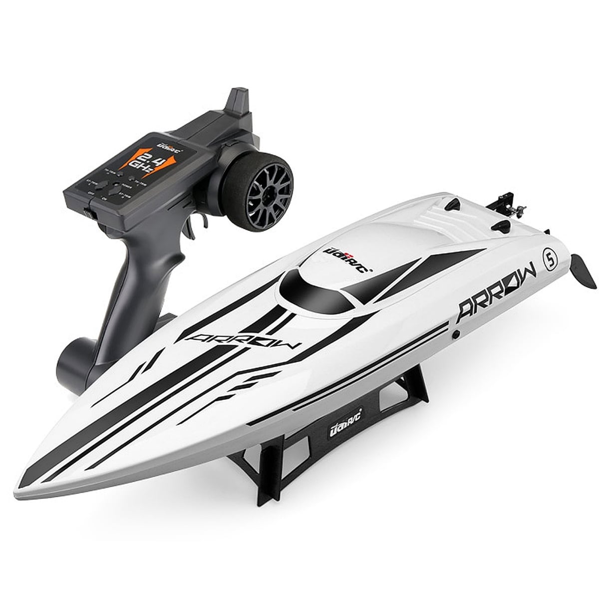 XS-72712 25 in. RC Brushless 30 MPH High Speed Boat Large Racing Remote Control Boat for Adults Kids -  A-Sonic