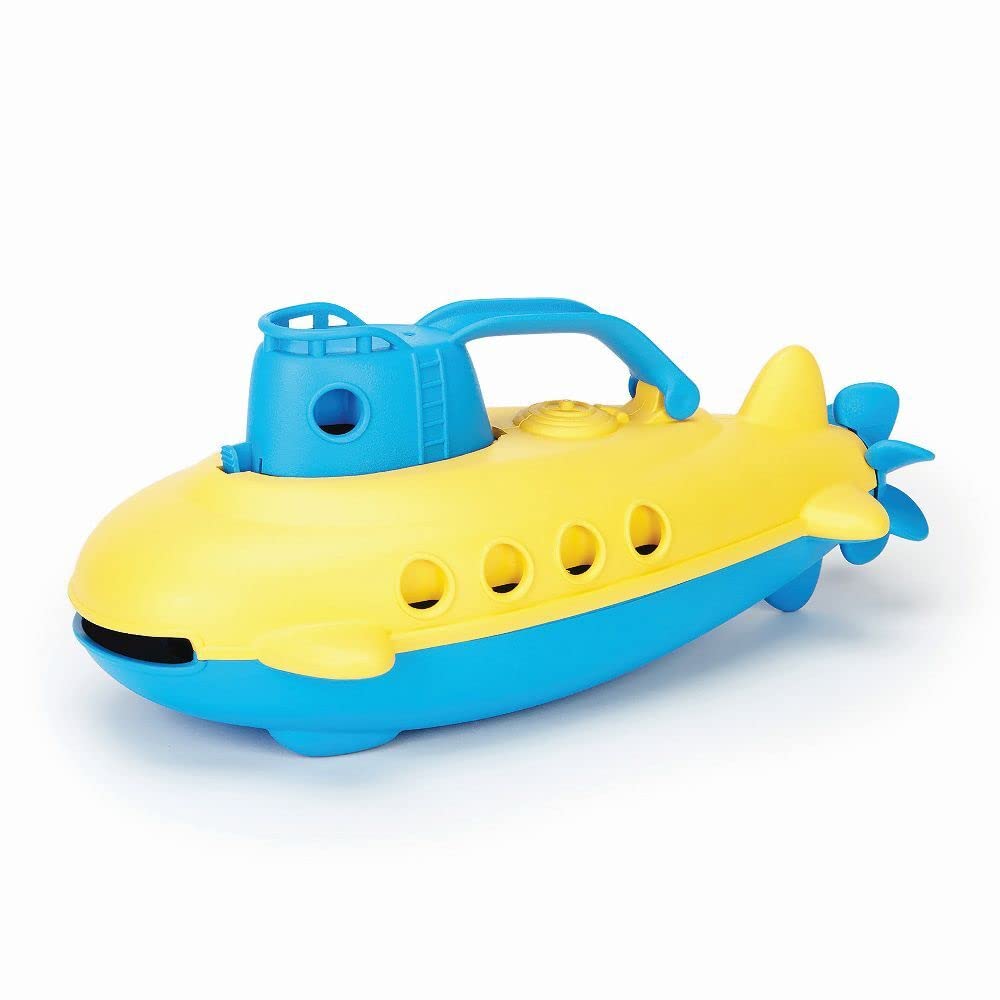 Picture of A-Sonic XS67666 Toys Submarine - BPA - Phthalate Free Blue Watercraft with Spinning Rear Propeller Made From Recycled Materials - Safe Toys for Toddlers