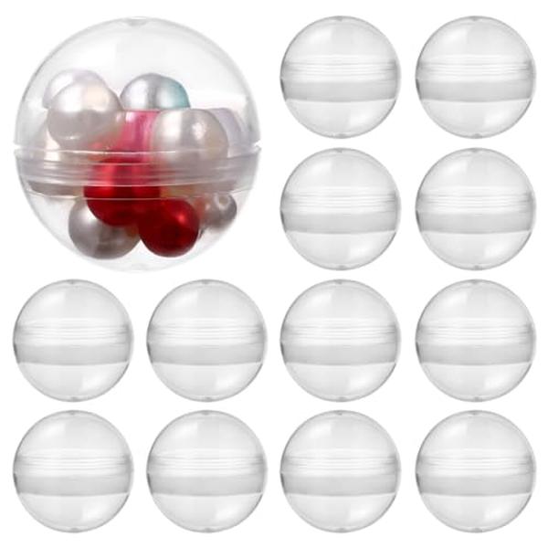 XS67696 Claw Machine Balls - 1.26 in. Clear Vending Machine Capsules Gumball Easter Basket Stuffers for Party Favors DIY
